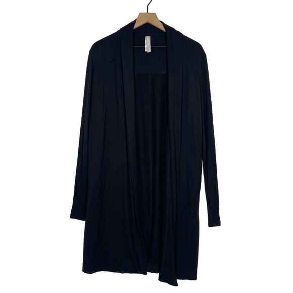 Athleta Sweaters - Athleta Cardigan Women's XS Black Open Front Long Sleeve Ribbed Cardigan Sweater